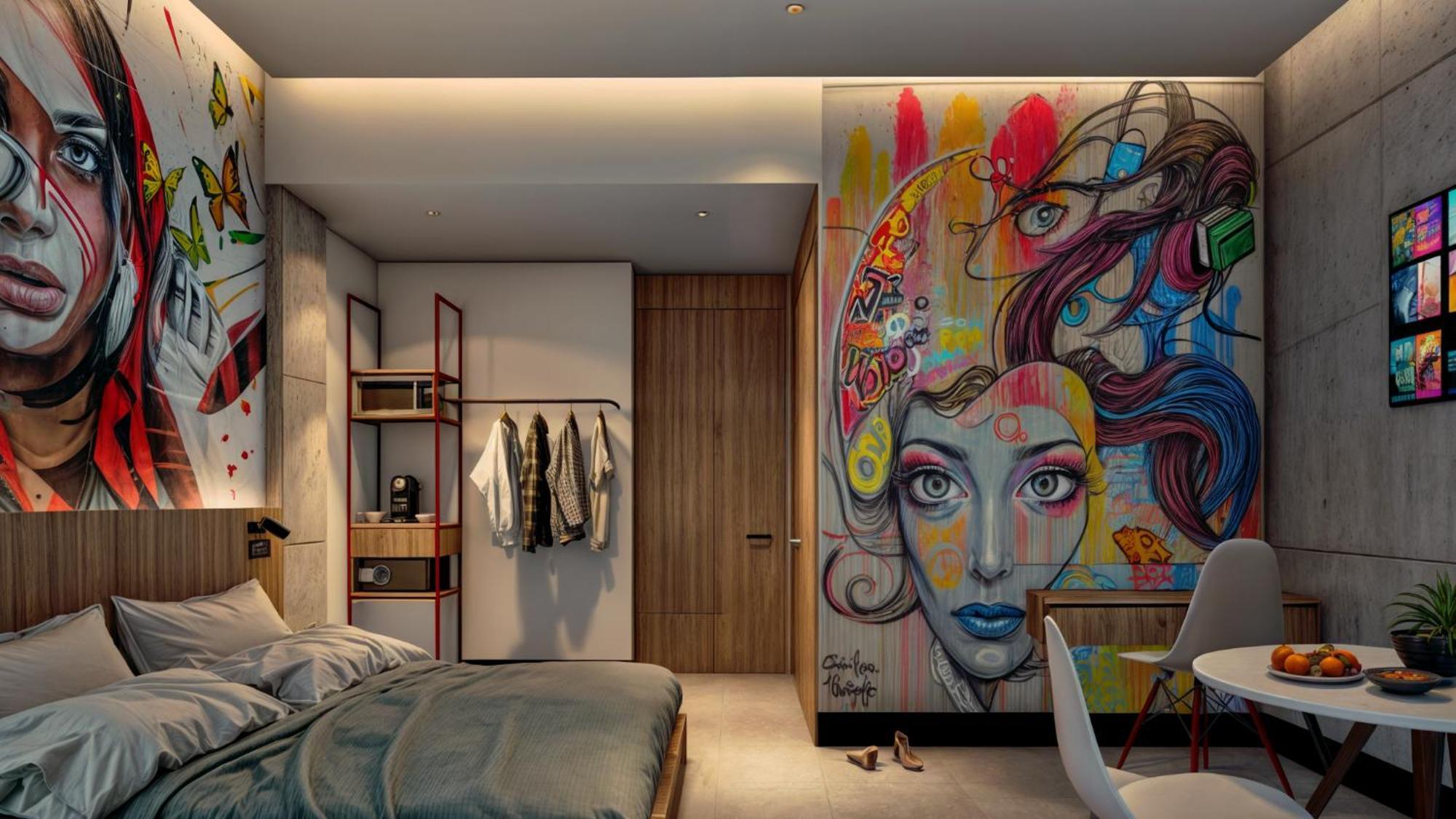 Street Art Hotel Roma Мехико Экстерьер фото