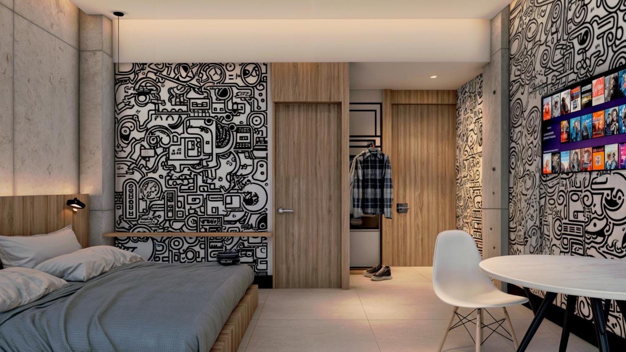 Street Art Hotel Roma Мехико Экстерьер фото