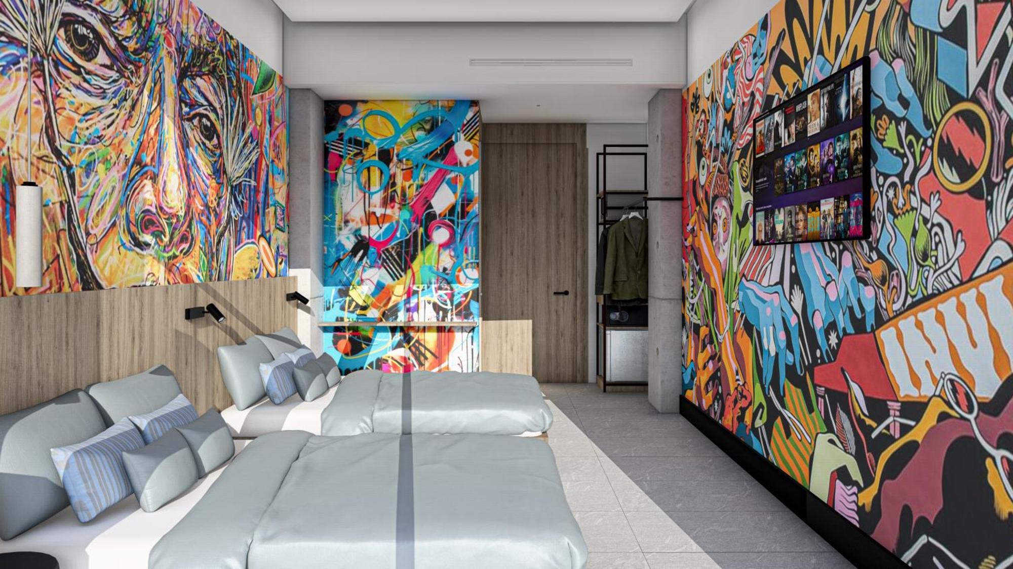 Street Art Hotel Roma Мехико Экстерьер фото